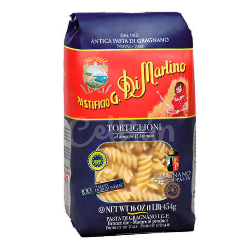 Tortiglioni - Pasta cu Formă Spiralată - Di Martino - 500 g